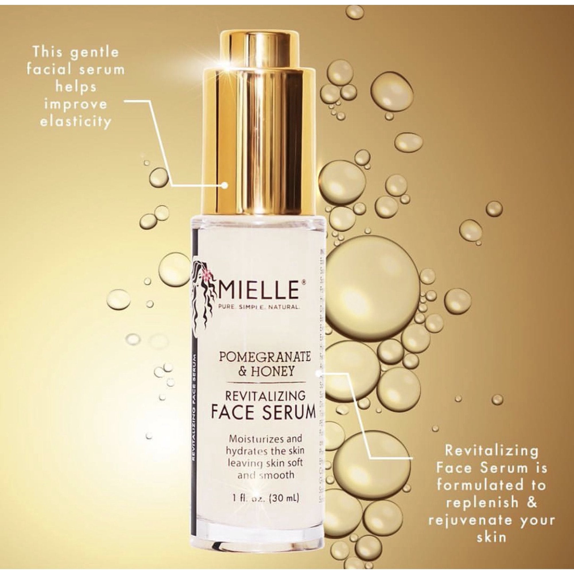 Mielle Pomegranate & Honey Revitalizing Face Serum 1 fl oz
