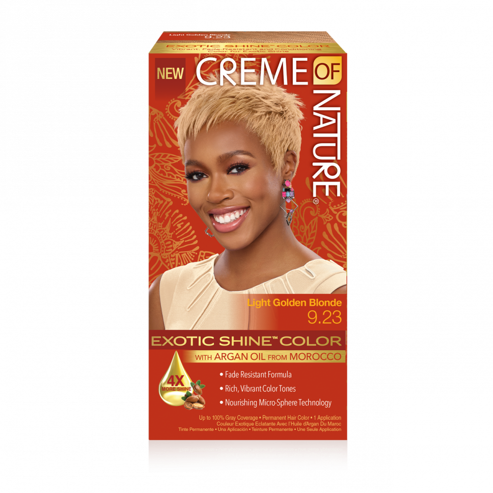 CREME OF NATURE - EXOTIC SHINE COLOR - PERMANENT HAIR COLOR - 1 APPLICATION