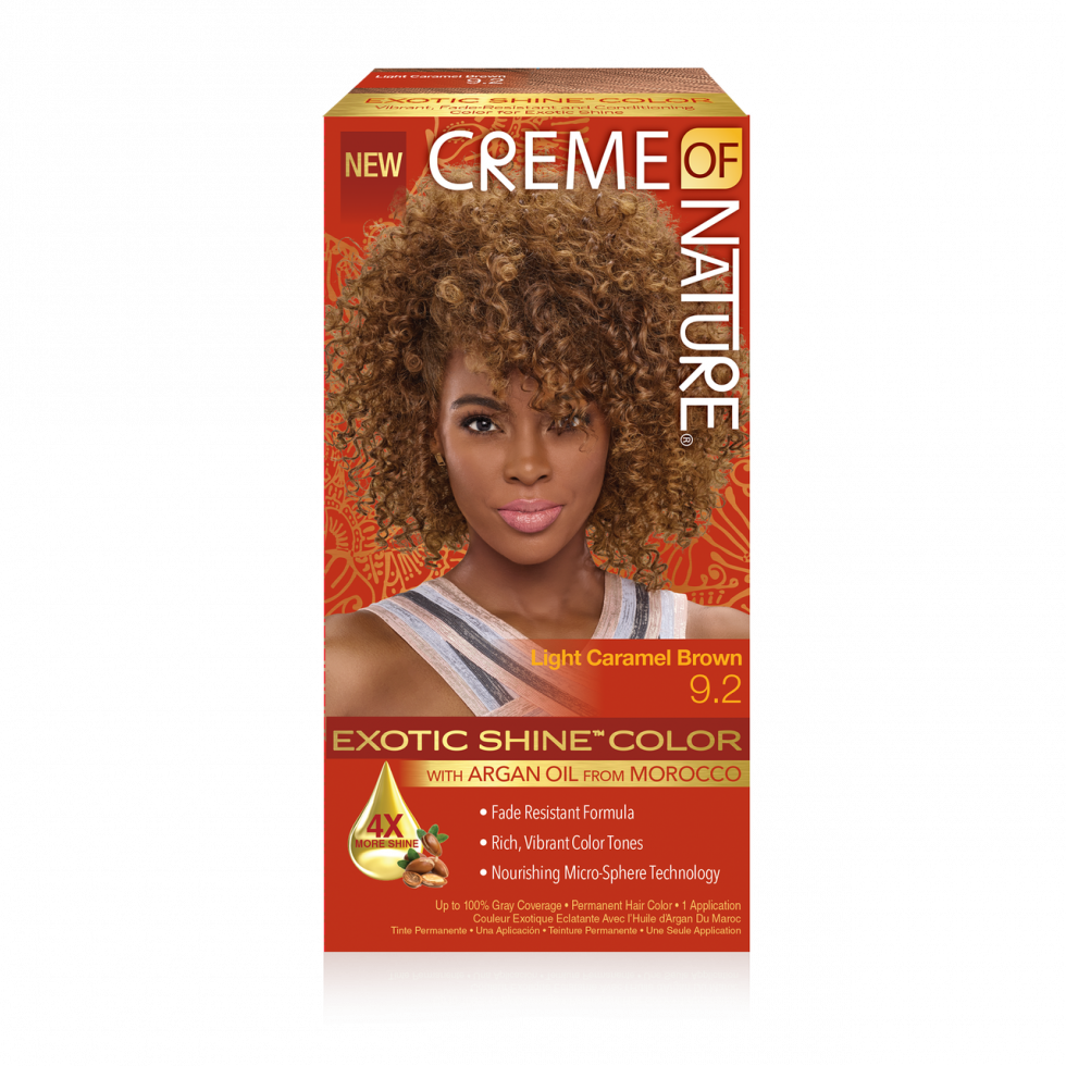 CREME OF NATURE - EXOTIC SHINE COLOR - PERMANENT HAIR COLOR - 1 APPLICATION