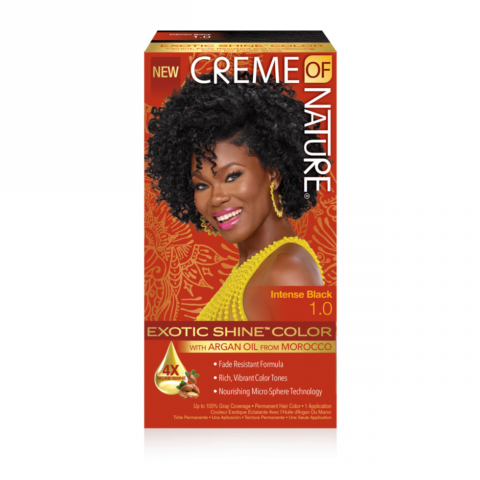 CREME OF NATURE - EXOTIC SHINE COLOR - PERMANENT HAIR COLOR - 1 APPLICATION
