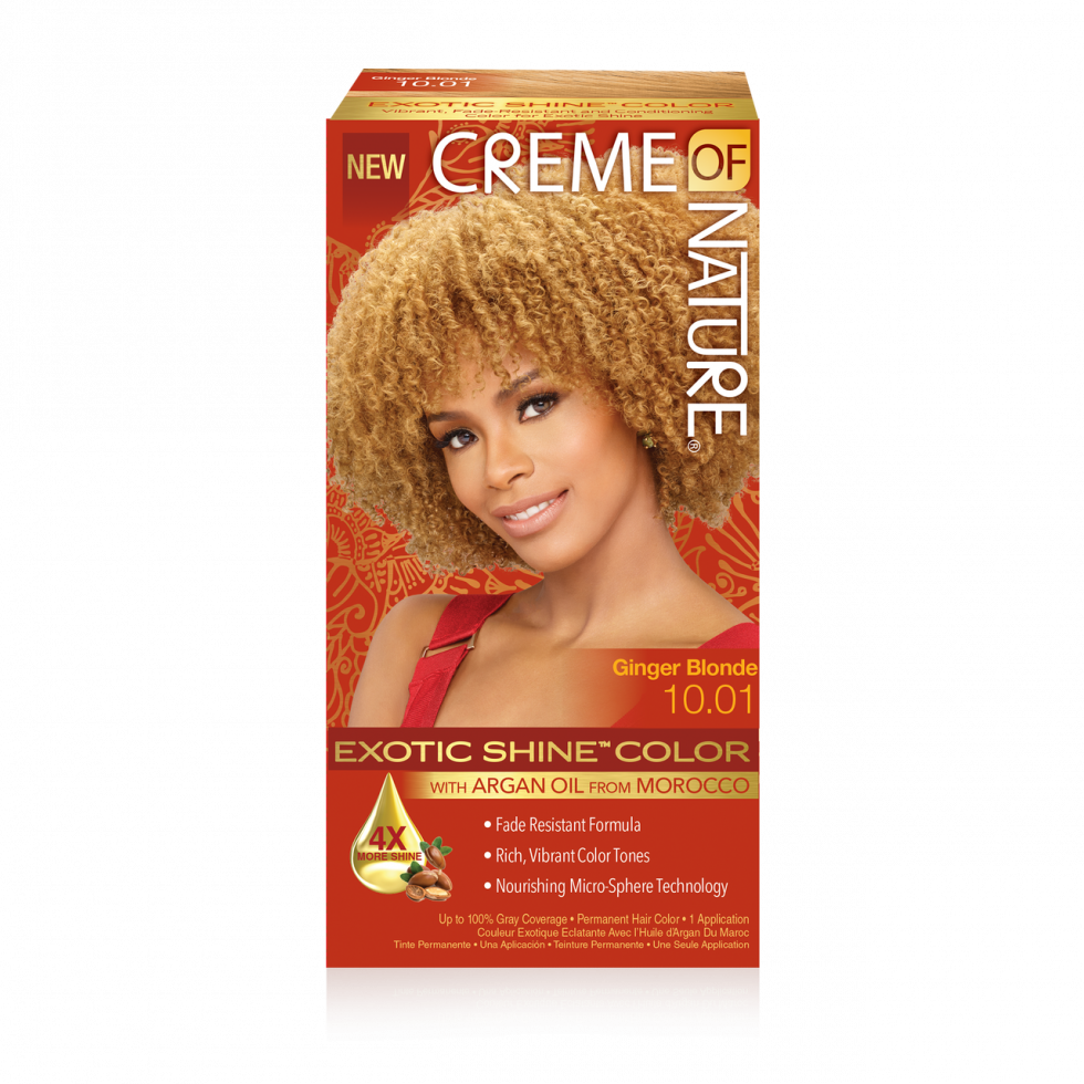 CREME OF NATURE - EXOTIC SHINE COLOR - PERMANENT HAIR COLOR - 1 APPLICATION