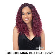 Mayde Beauty 3X Bohemian Box Braid 12"
