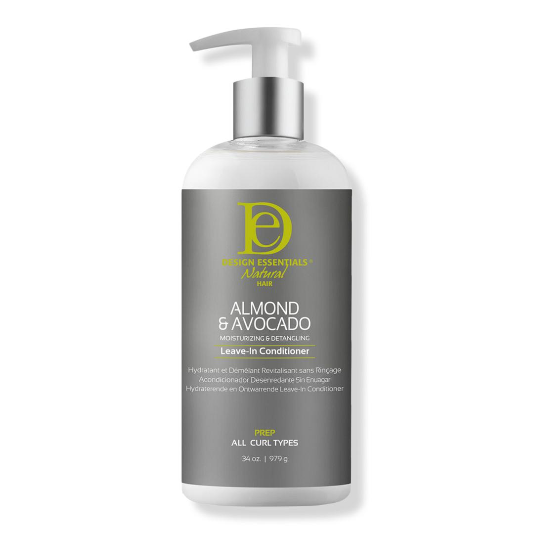 Design Essentials Almond & Avocado Moisturizing Leave-In Conditioner – 34 oz (979 ml)