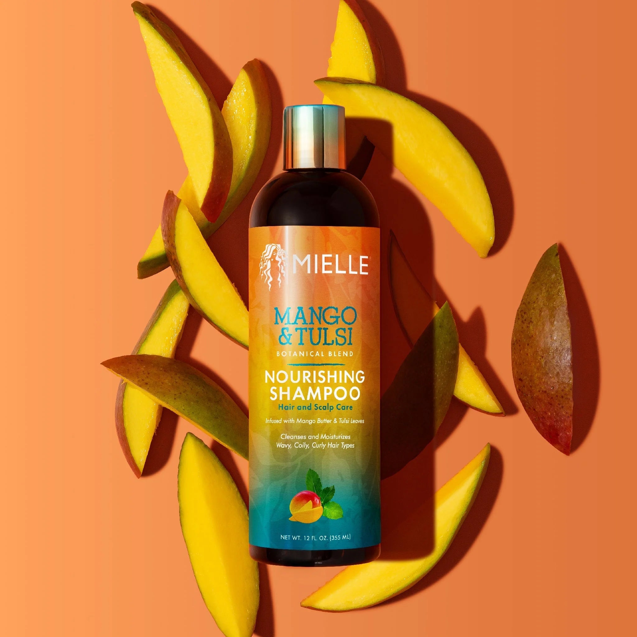 Mielle Mango & Tulsi Nourishing Shampoo – 12 fl oz