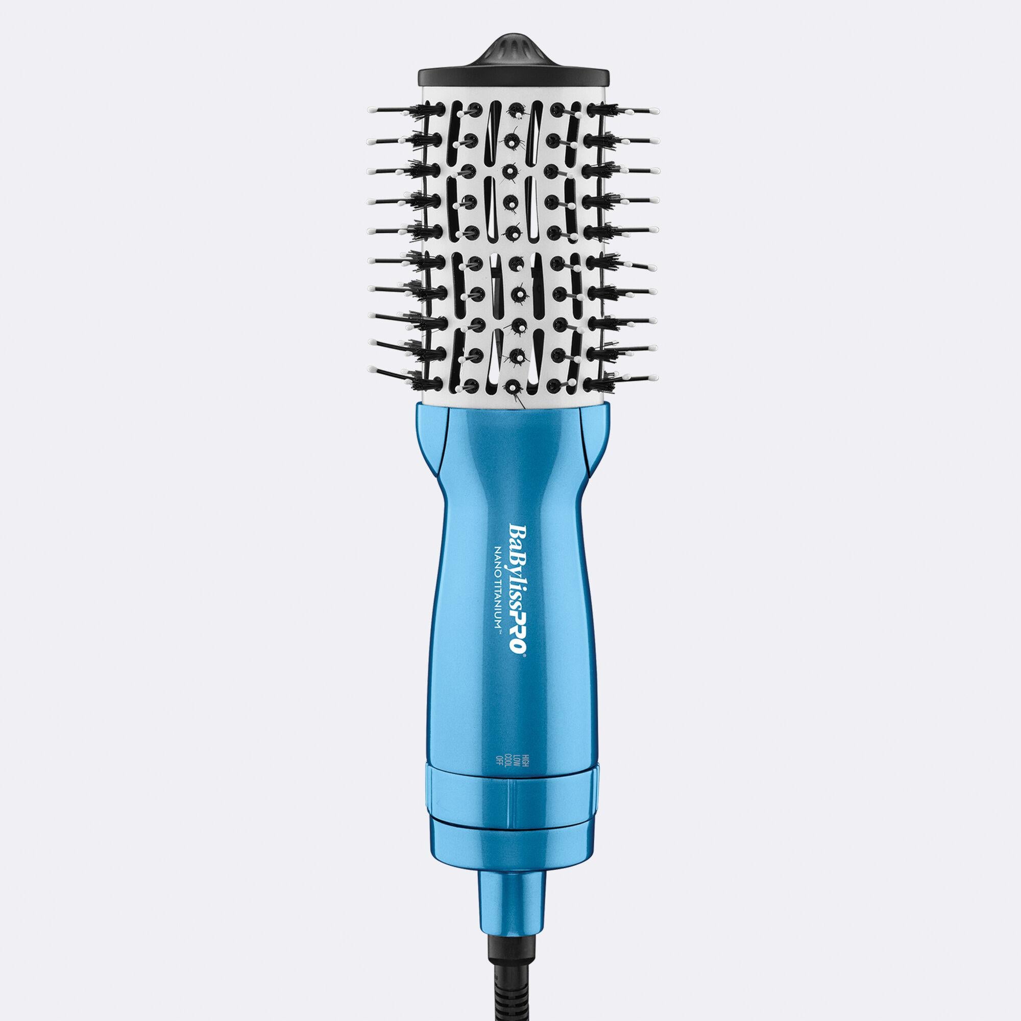 BaBylissPRO Nano Titanium Oval Ionic Hot Air Brush – 2.5” (64mm)