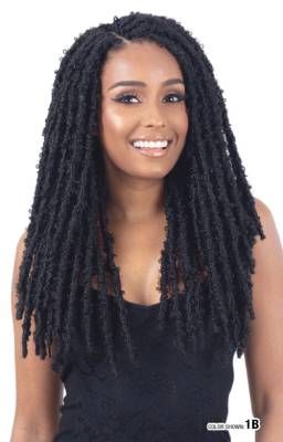 2x Fairy Butterfly Loc 18" Glance Crochet Braid By Model Model