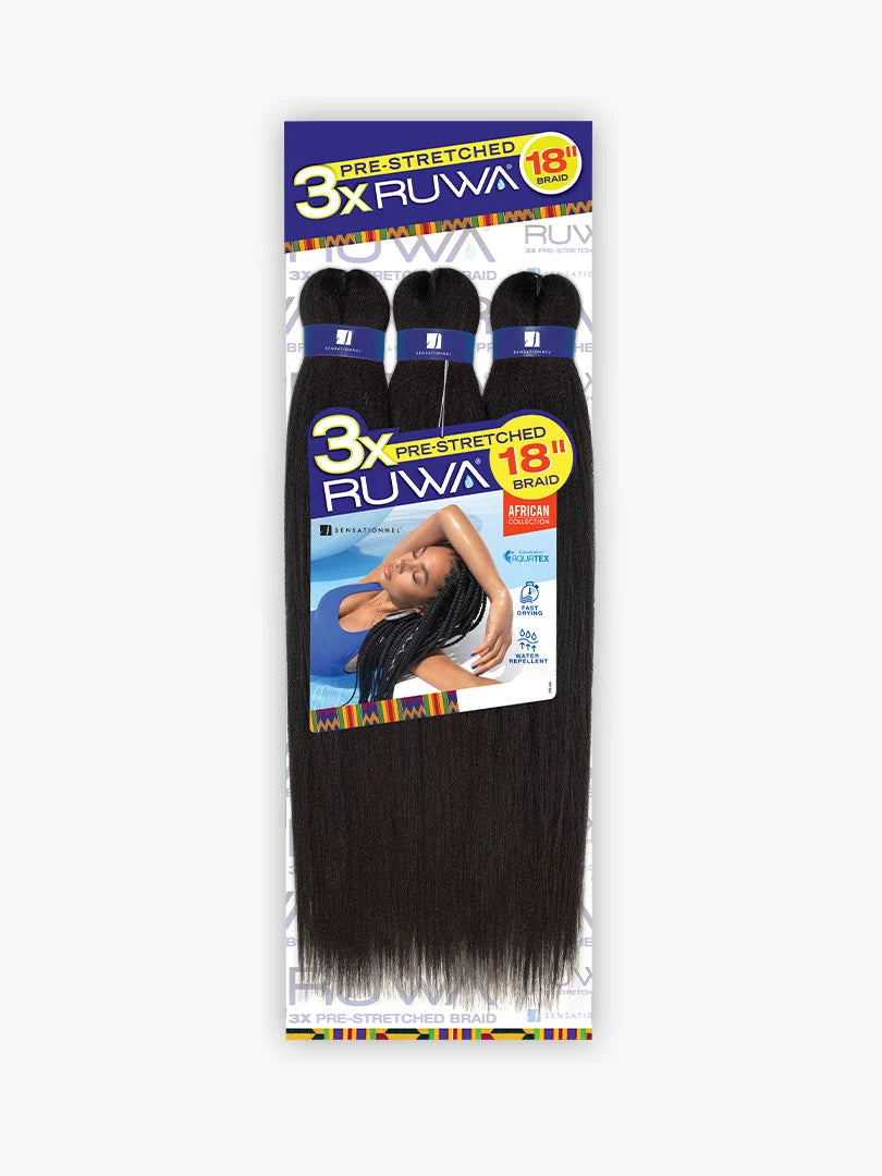 SENSATIONNEL 3X RUWA - PRE-STRETCHED BRAID - 18"