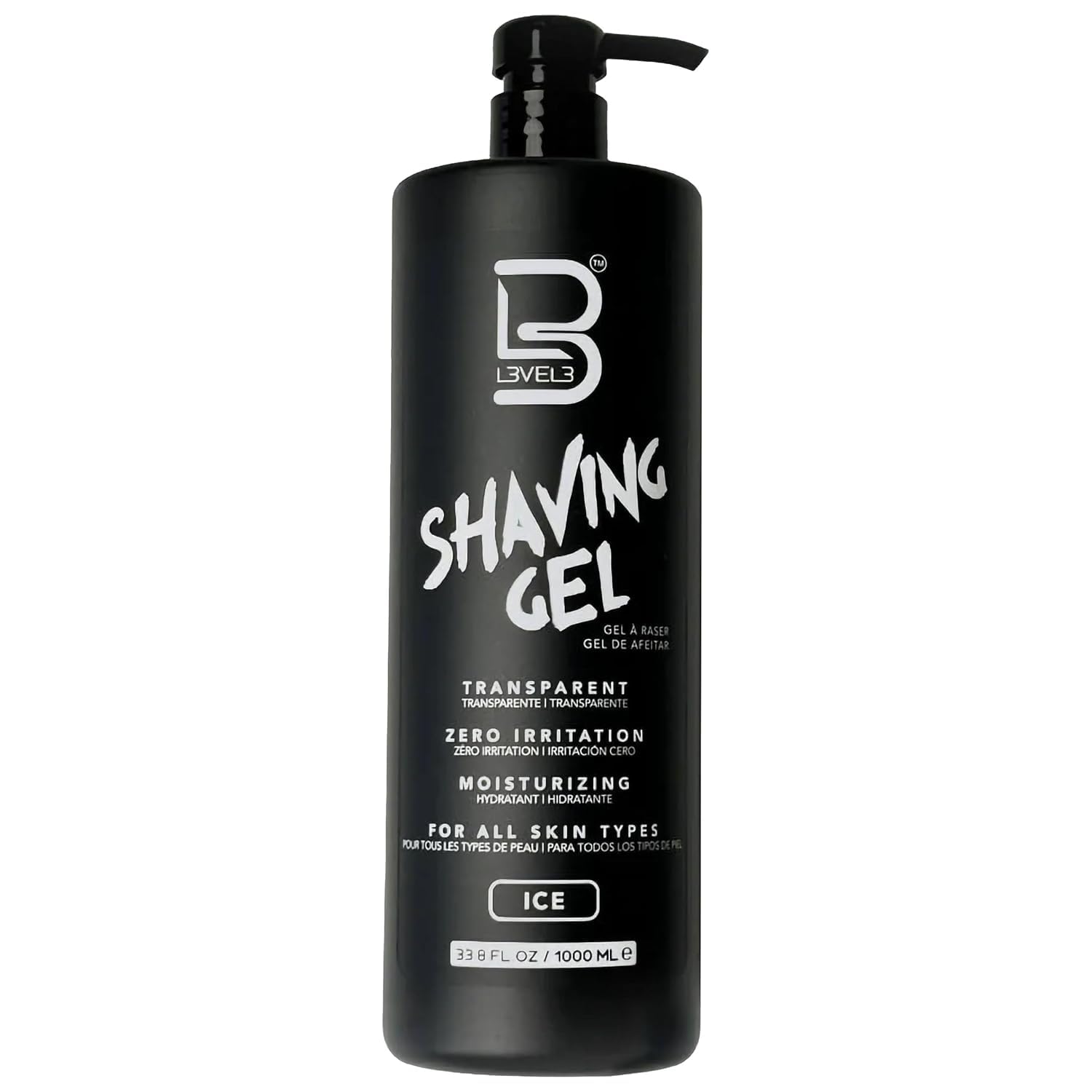 L3VEL3 Shaving Gel 16.9 fl oz/500 mL