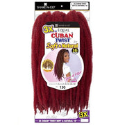 Synthetic Braid - 3X Cuban Twist Soft & Natural 16"