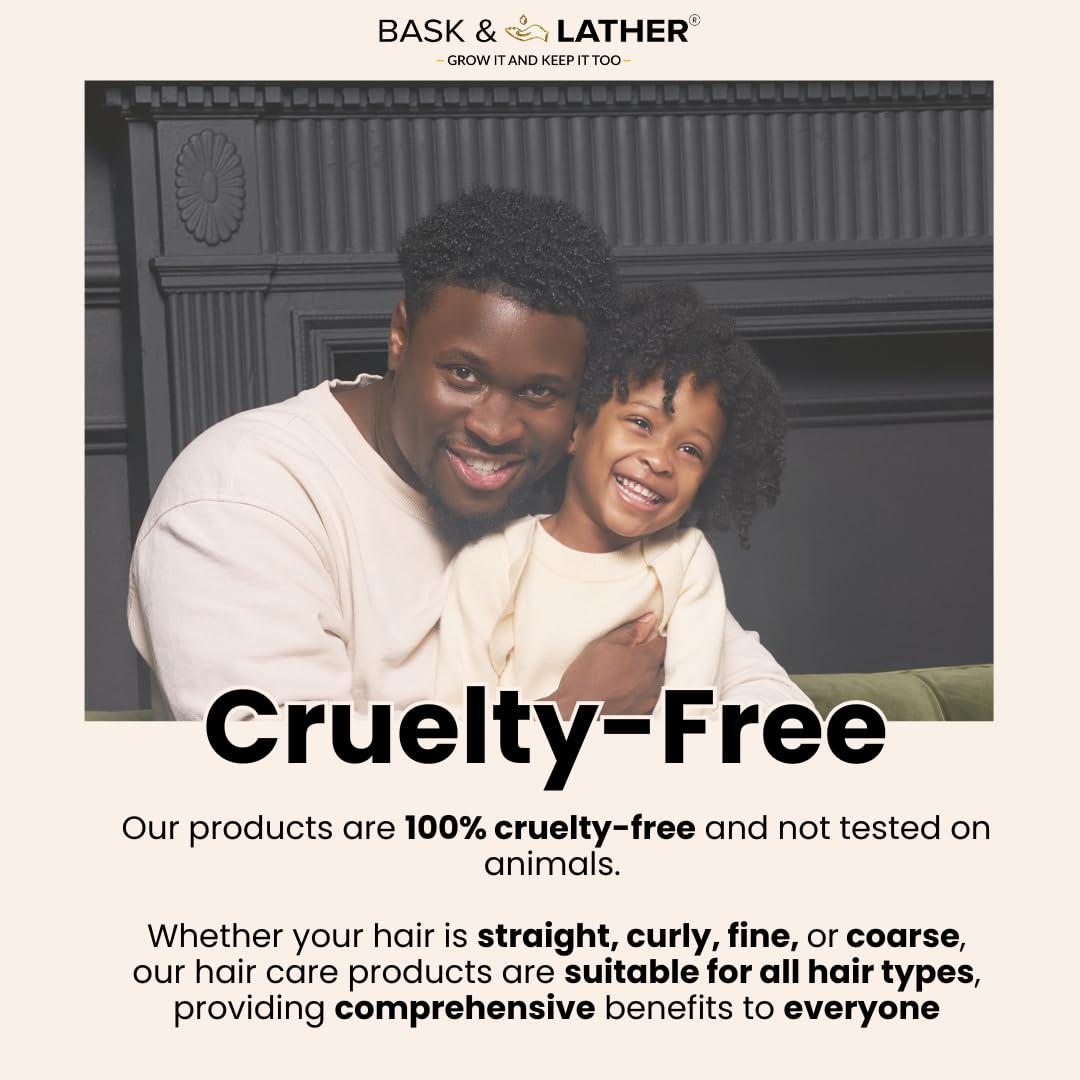 Bask & Lather Strong Hold Edge Control – 150 ml/5.3 oz