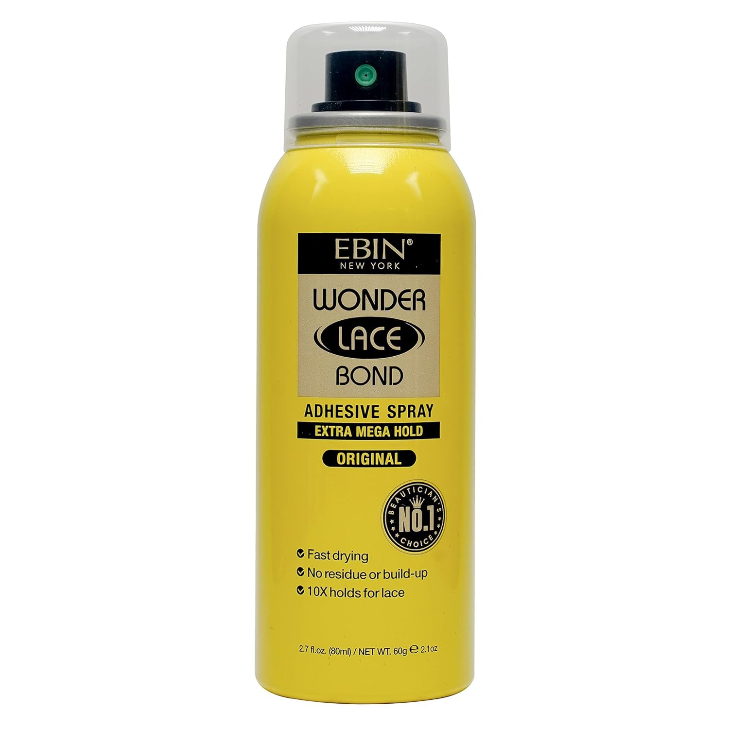 EBIN New York Wonder Lace Bond Adhesive Spray Original – Extra Mega Hold