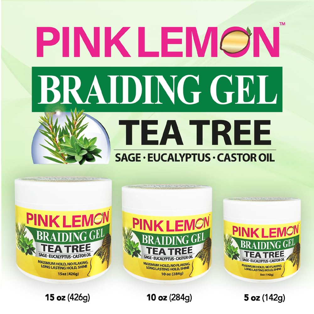 Pink Lemon Braiding Gel – Tea Tree