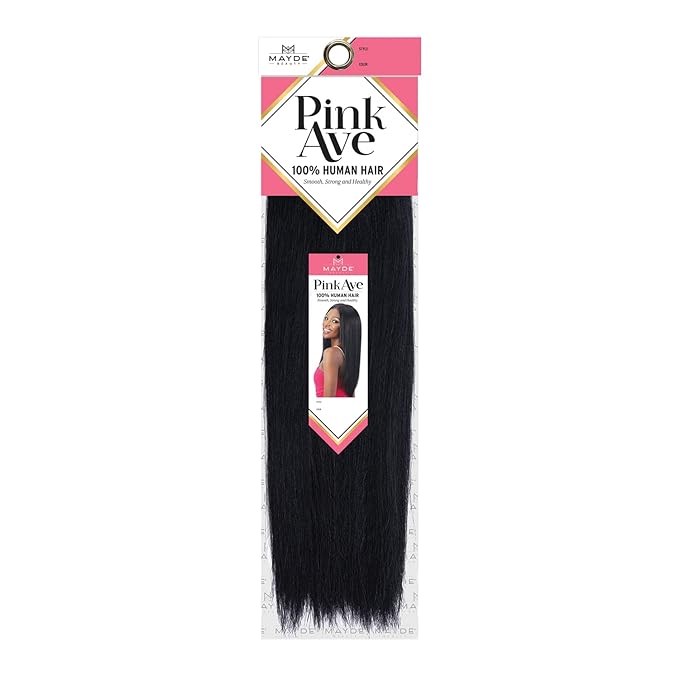 Mayde Beauty Pink Ave Human Hair Weaving Yaky 24"