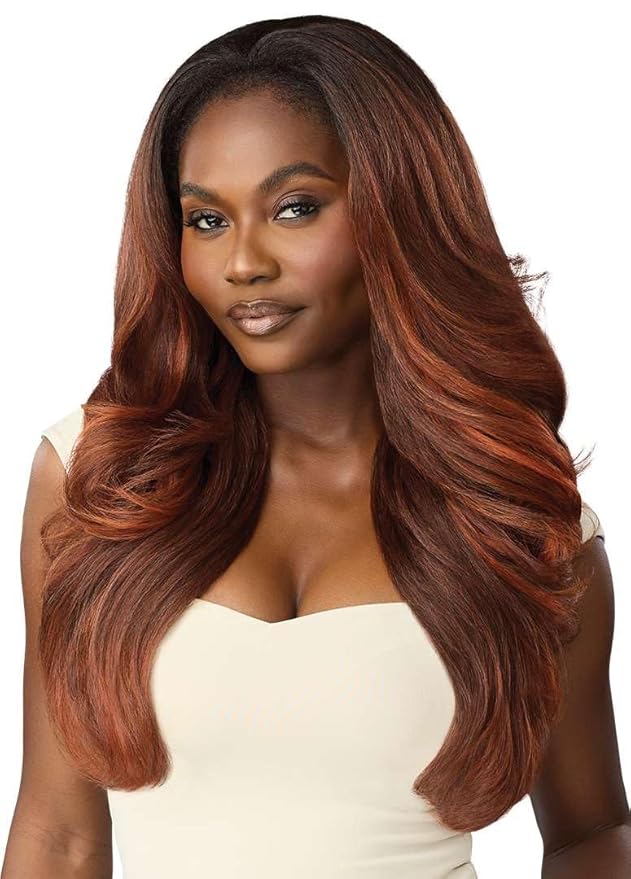 Outre Quick Weave Synthetic Wig – Dominican Blowout Wave 22”