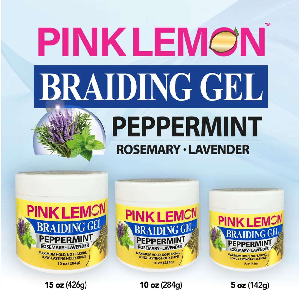 Pink Lemon Braiding Gel – Peppermint