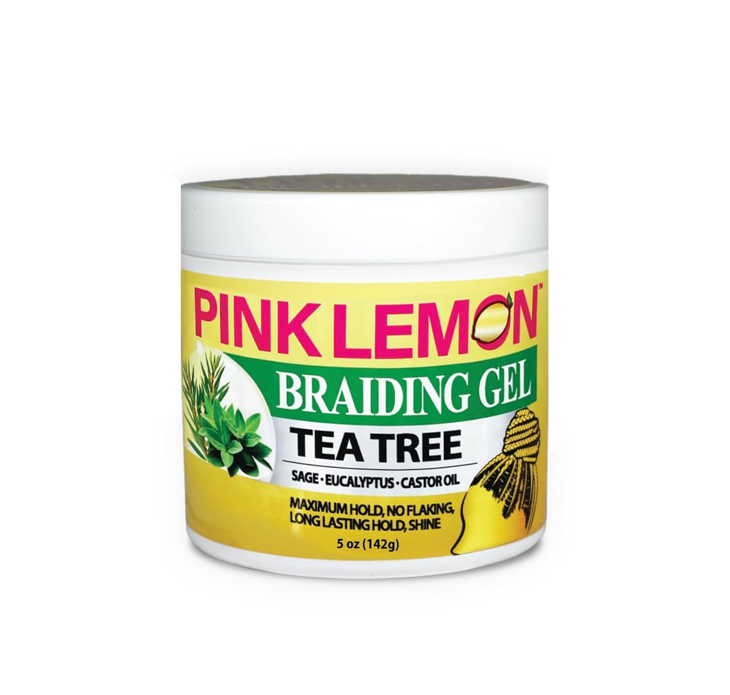 Pink Lemon Braiding Gel – Tea Tree