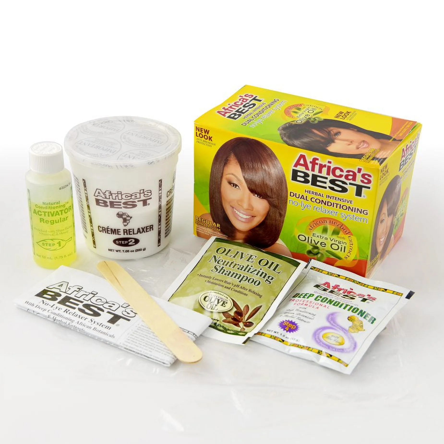Africa’s Best Herbal Intensive Dual Conditioning No-Lye Relaxer System