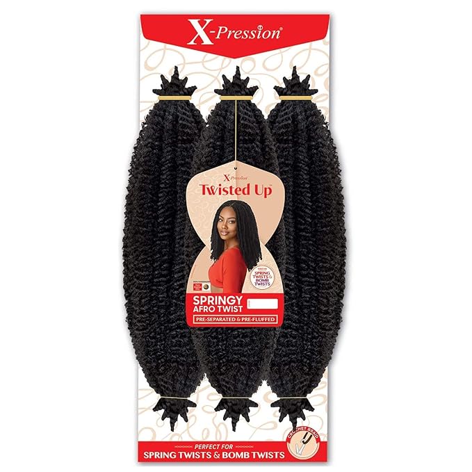 Outre Crochet Braids X-Pression Twisted Up 3X Springy Afro Twist 16"