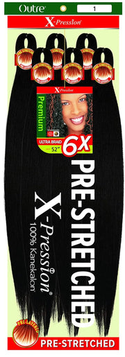 OUTRE SYNTHETIC PRESTRETCH ULTRA BRAID - XPRESSION 6X 52"