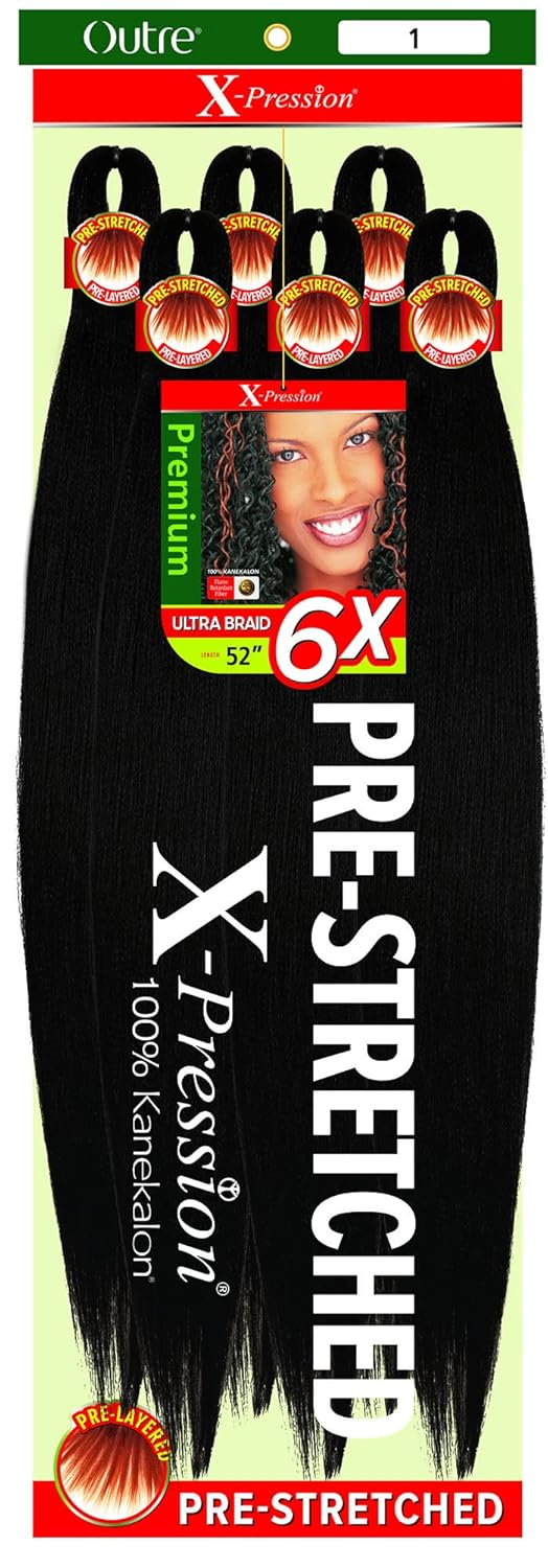 OUTRE SYNTHETIC PRESTRETCH ULTRA BRAID - XPRESSION 6X 52"