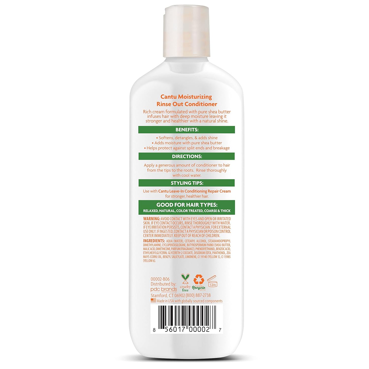 Cantu Shea Butter Moisturizing Rinse Out Conditioner – 13.5 fl oz
