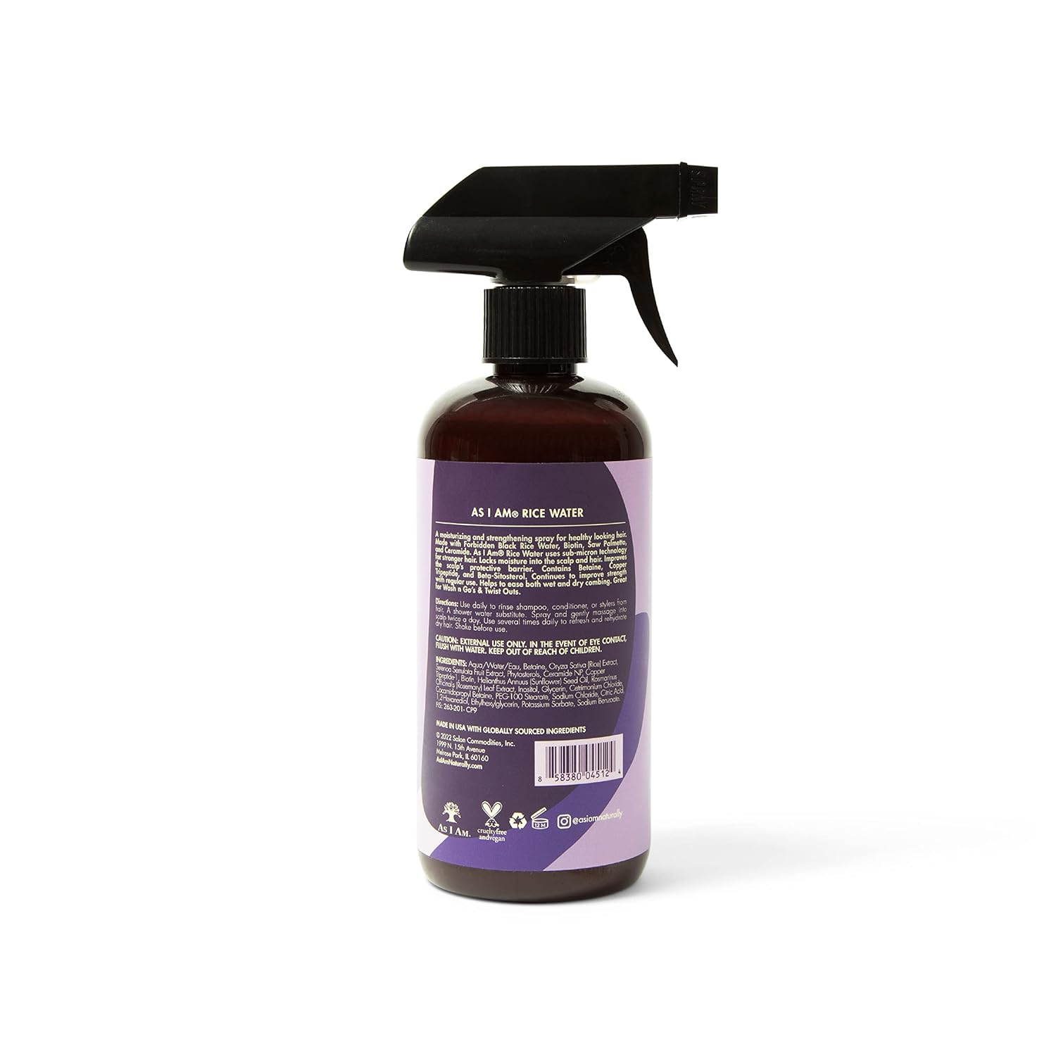As I Am Rice Water Spray 16 fl oz