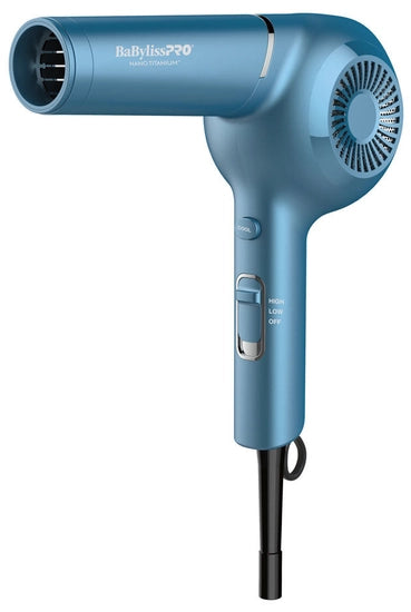 BABYLISSPRO NANO TITANIUM CLASSIC PROFESSIONAL PISTOL-GRIP DRYER (BLUE)