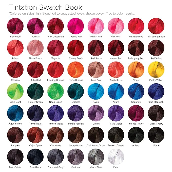 KISS COLORS & CARE - SEMI PERMANENT HAIR DYE - TITANIUM COLLECTION - 5 FL OZ