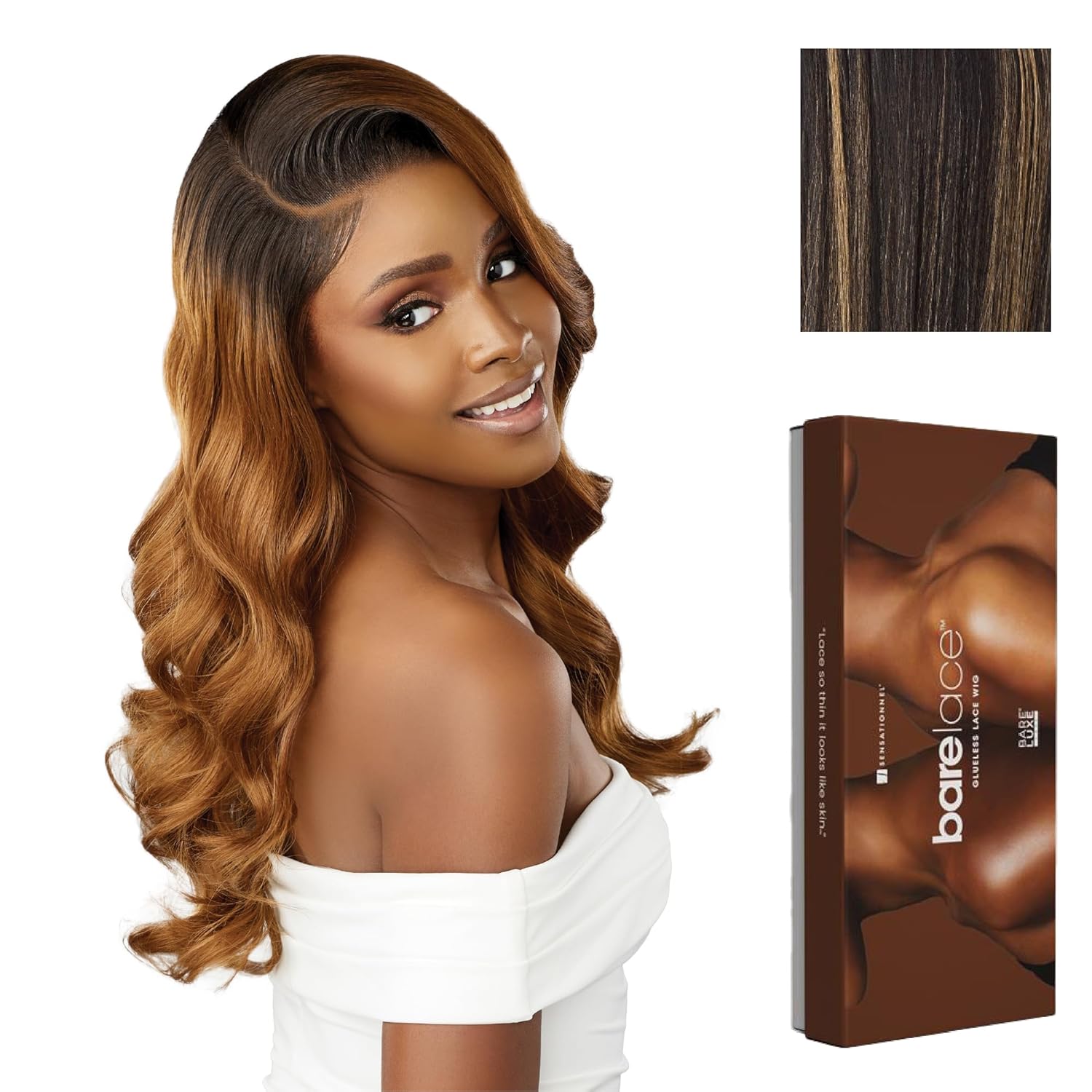 Sensationnel Bare Luxe Glueless Lace Wig – 13x6 Unit 21