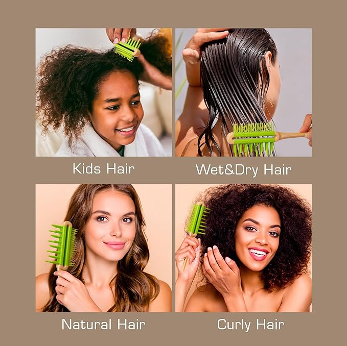 RED BY KISS 3 IN 1 MULTI-FUNCTION DETANGLER COMB