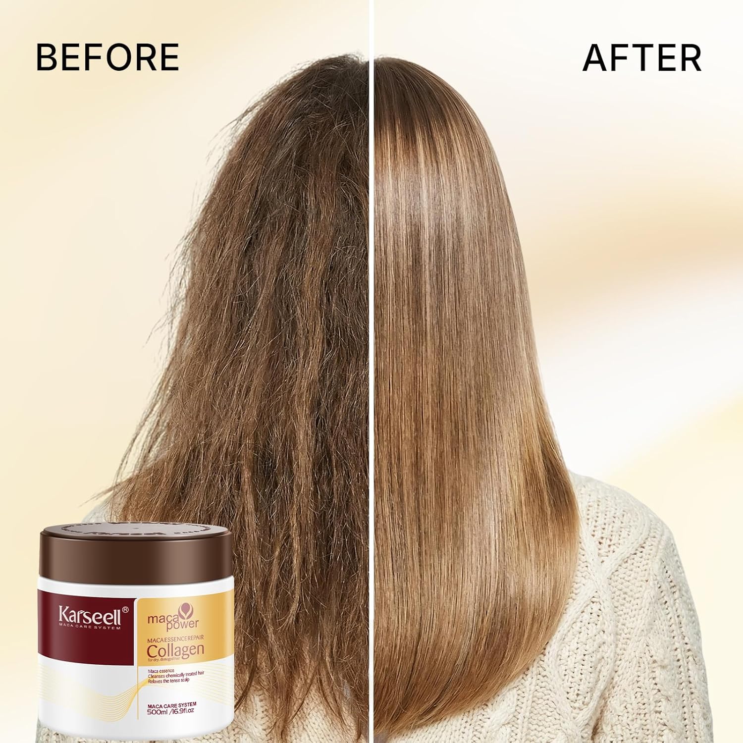 Karseell Maca Power Maca Essence Repair Collagen Care System – 500 ml / 16.9 fl oz