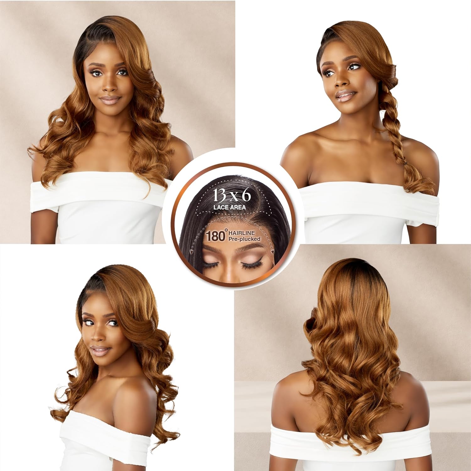 Sensationnel Bare Luxe Glueless Lace Wig – 13x6 Unit 21