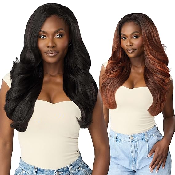 Outre Quick Weave Synthetic Wig – Dominican Blowout Wave 22”
