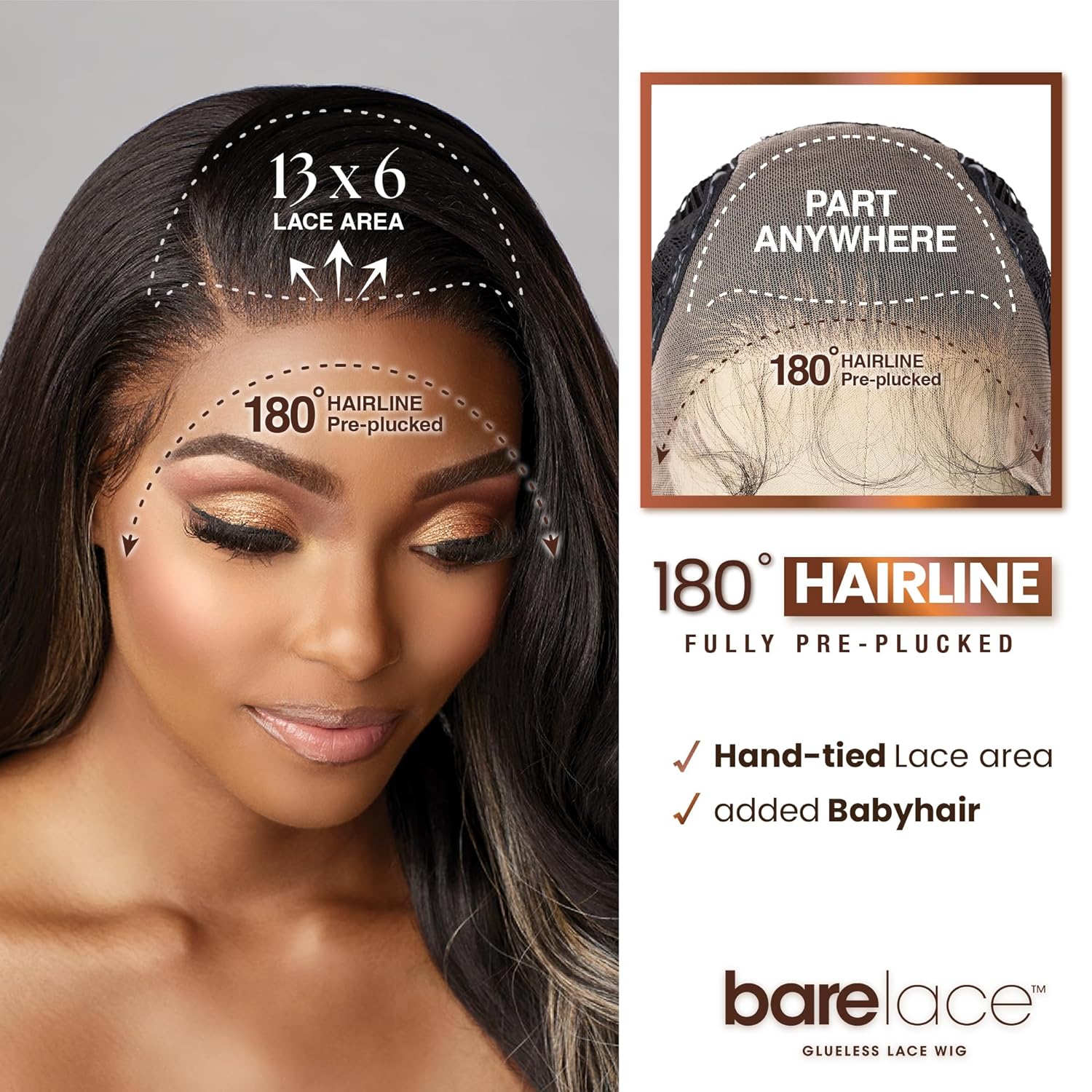 Sensationnel Bare Luxe Glueless Lace Wig – 13x6 Unit 21