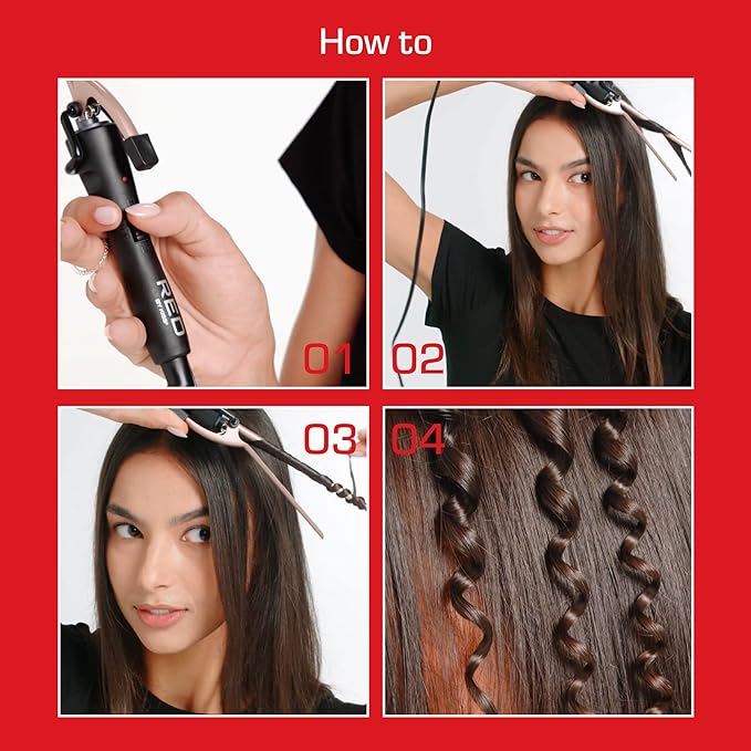 RED BY KISS 1/4" PENCIL CURLING IRON