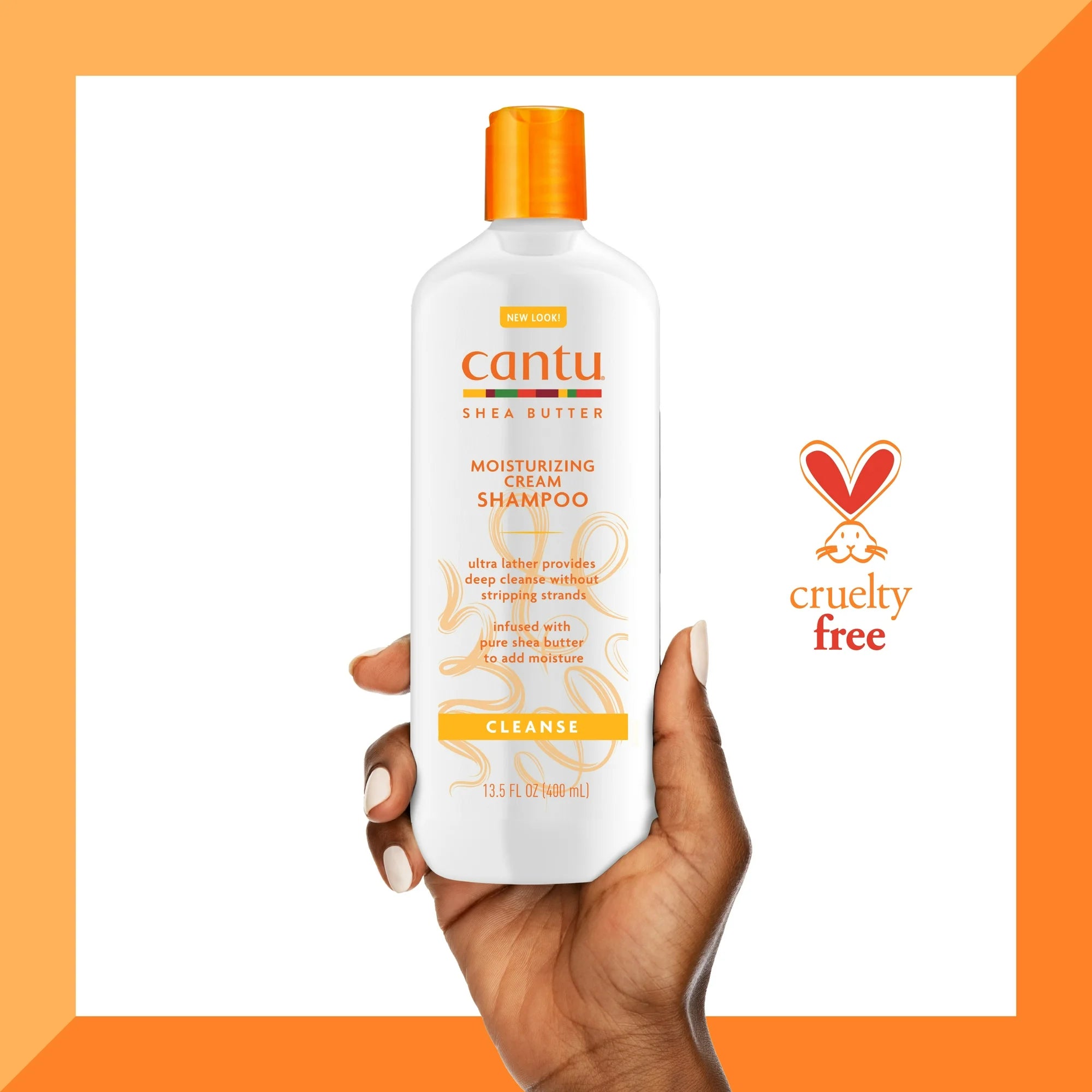 Cantu Moisturizing Cream Shampoo – 13.5 fl oz
