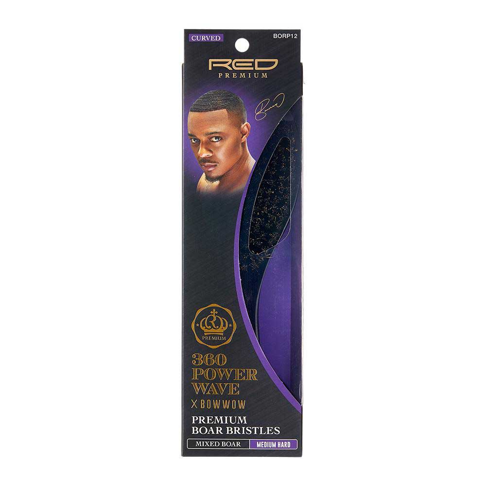 BOW WOW X 360 Power Wave Medium Hard Boar Brush