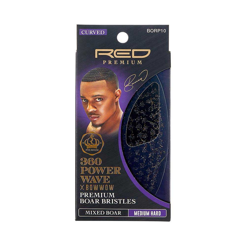 BOW WOW X 360 Power Wave Medium Hard Boar Brush