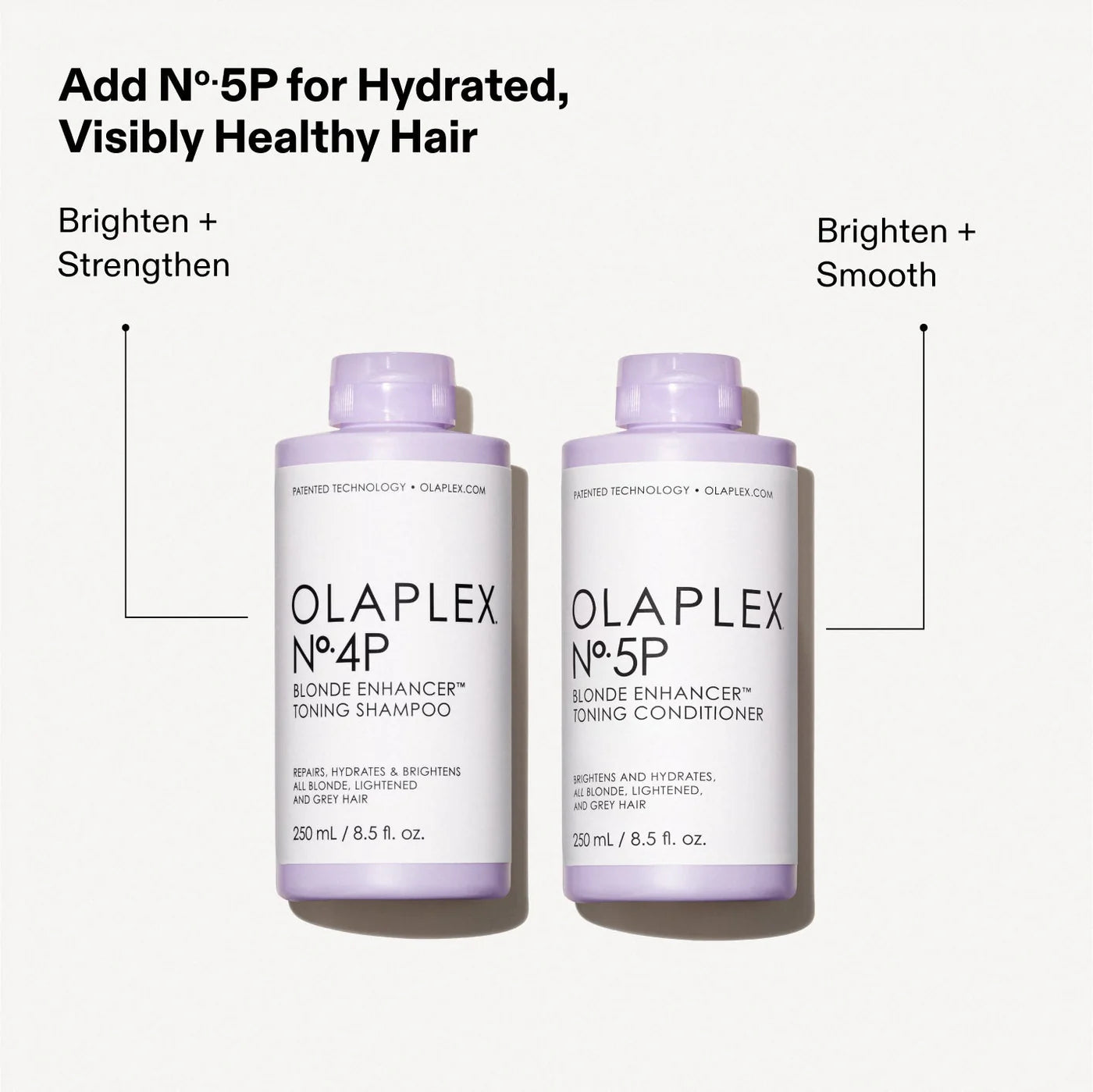 Olaplex No.4P Blonde Enhancer™ Toning Shampoo – 250 mL / 8.5 fl oz