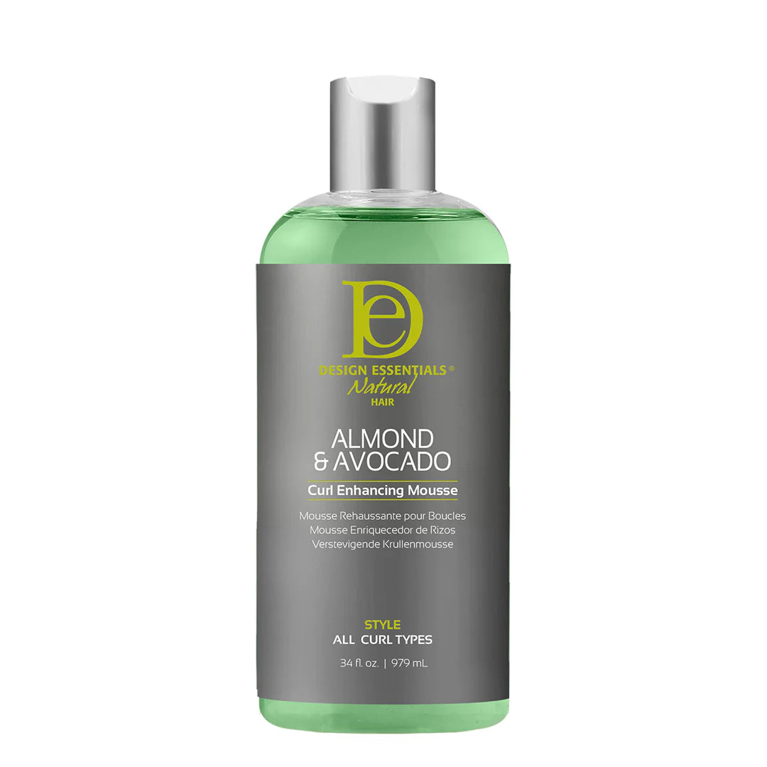 Design Essentials Almond & Avocado Curl Enhancing Mousse – 34 oz (979 ml)