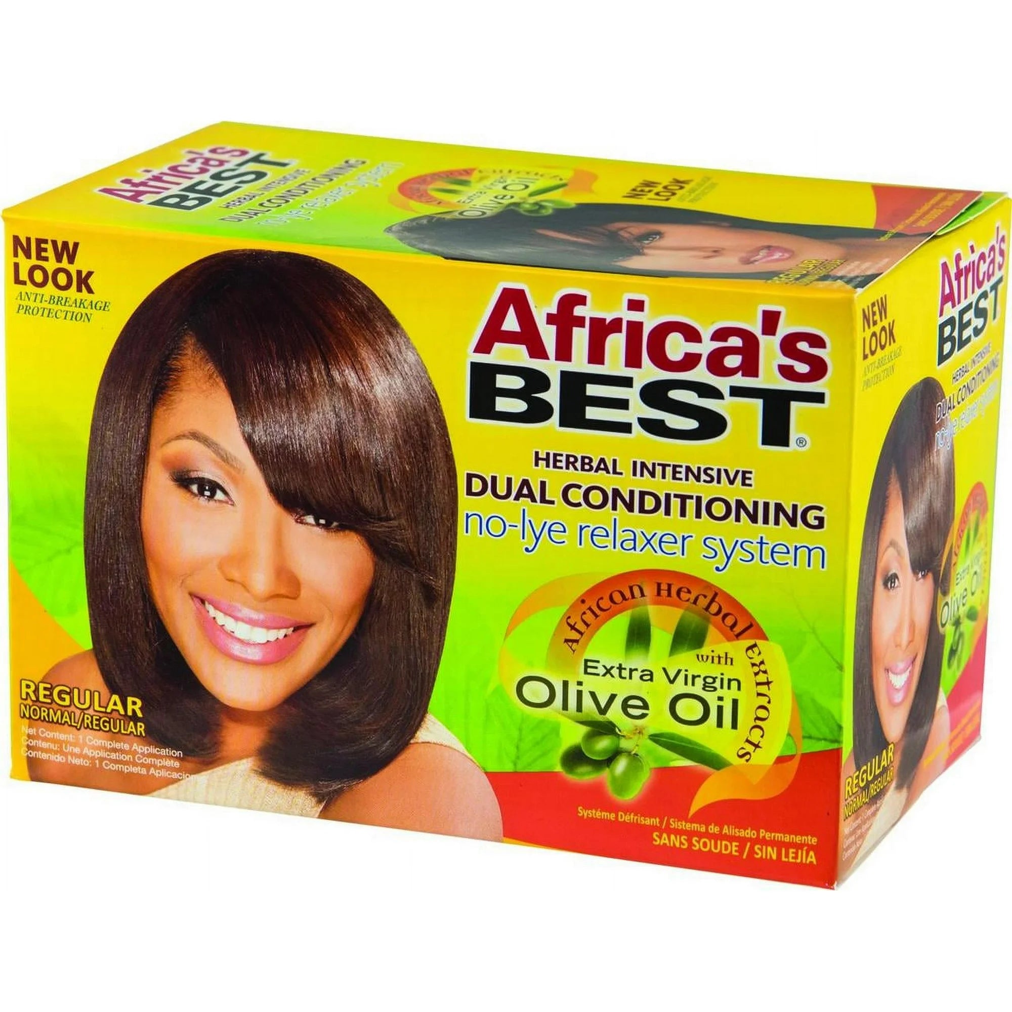 Africa’s Best Herbal Intensive Dual Conditioning No-Lye Relaxer System
