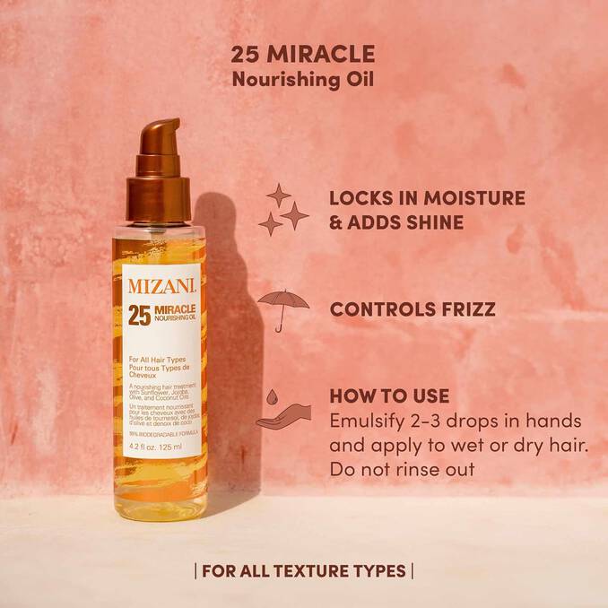 Mizani 25 Miracle Nourishing Oil 4.2 fl oz