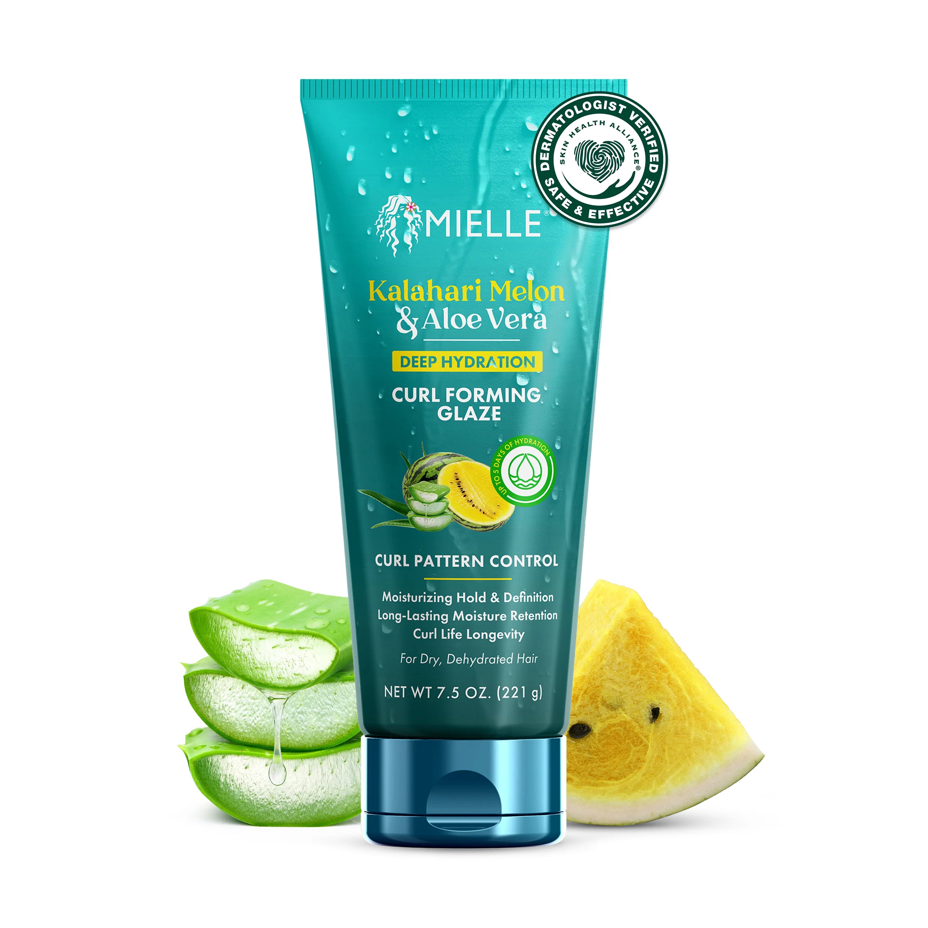 Mielle Kalahari Melon & Aloe Vera Curl Foaming Glaze 7.5 oz