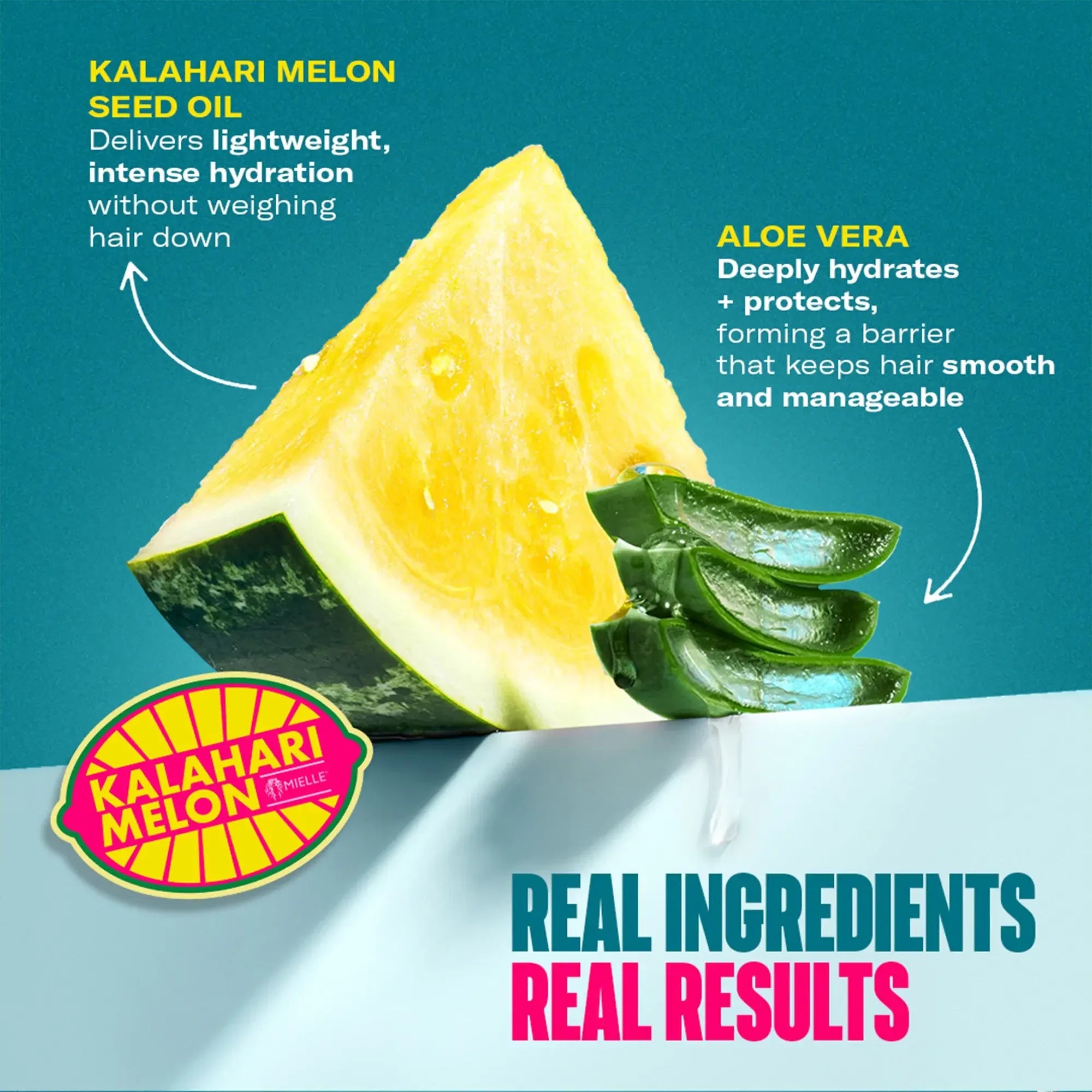 Mielle Kalahari Melon & Aloe Vera Curl Foaming Glaze 7.5 oz