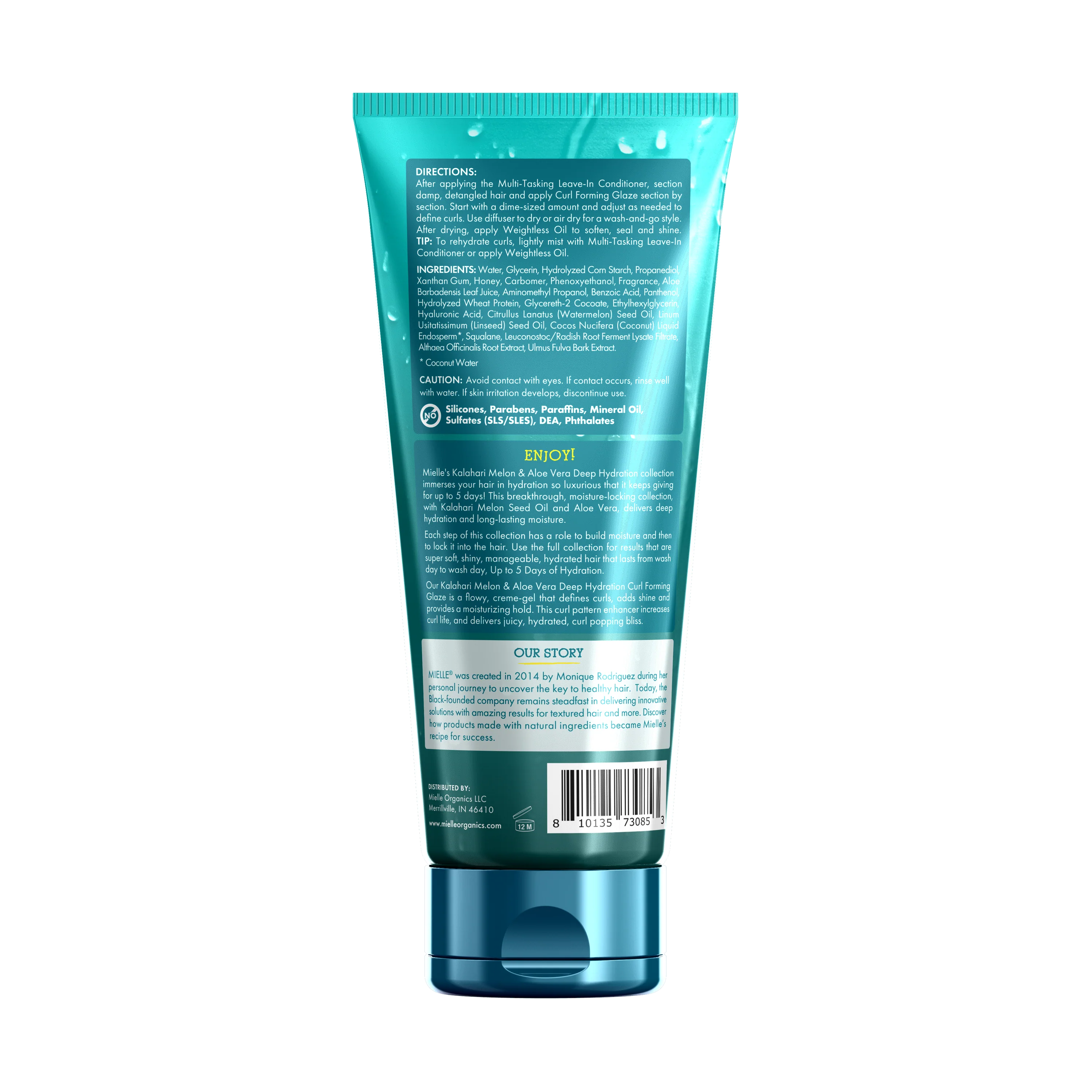 Mielle Kalahari Melon & Aloe Vera Curl Foaming Glaze 7.5 oz