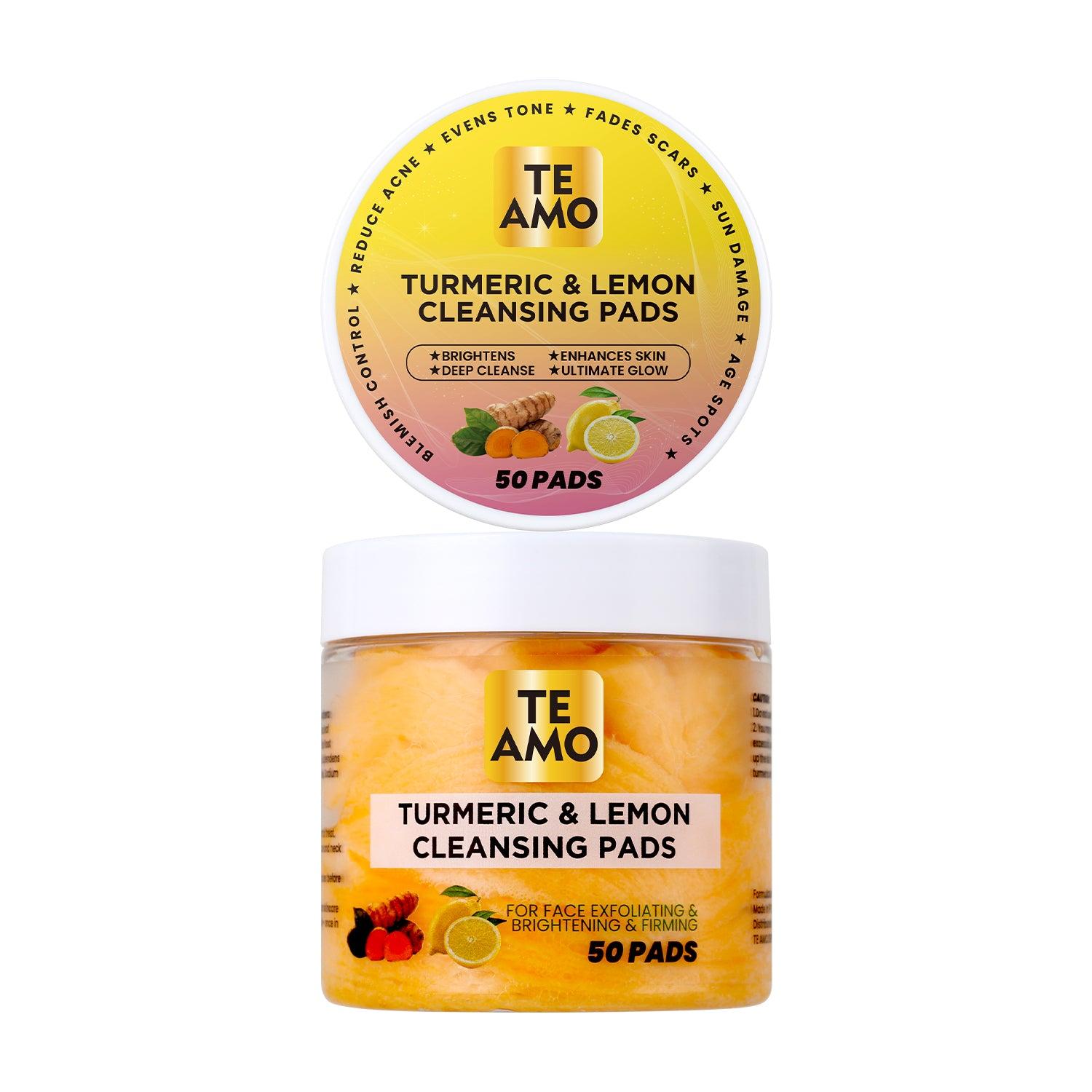 Te Amo Turmeric & Lemon Cleansing Pads (50 Ct)