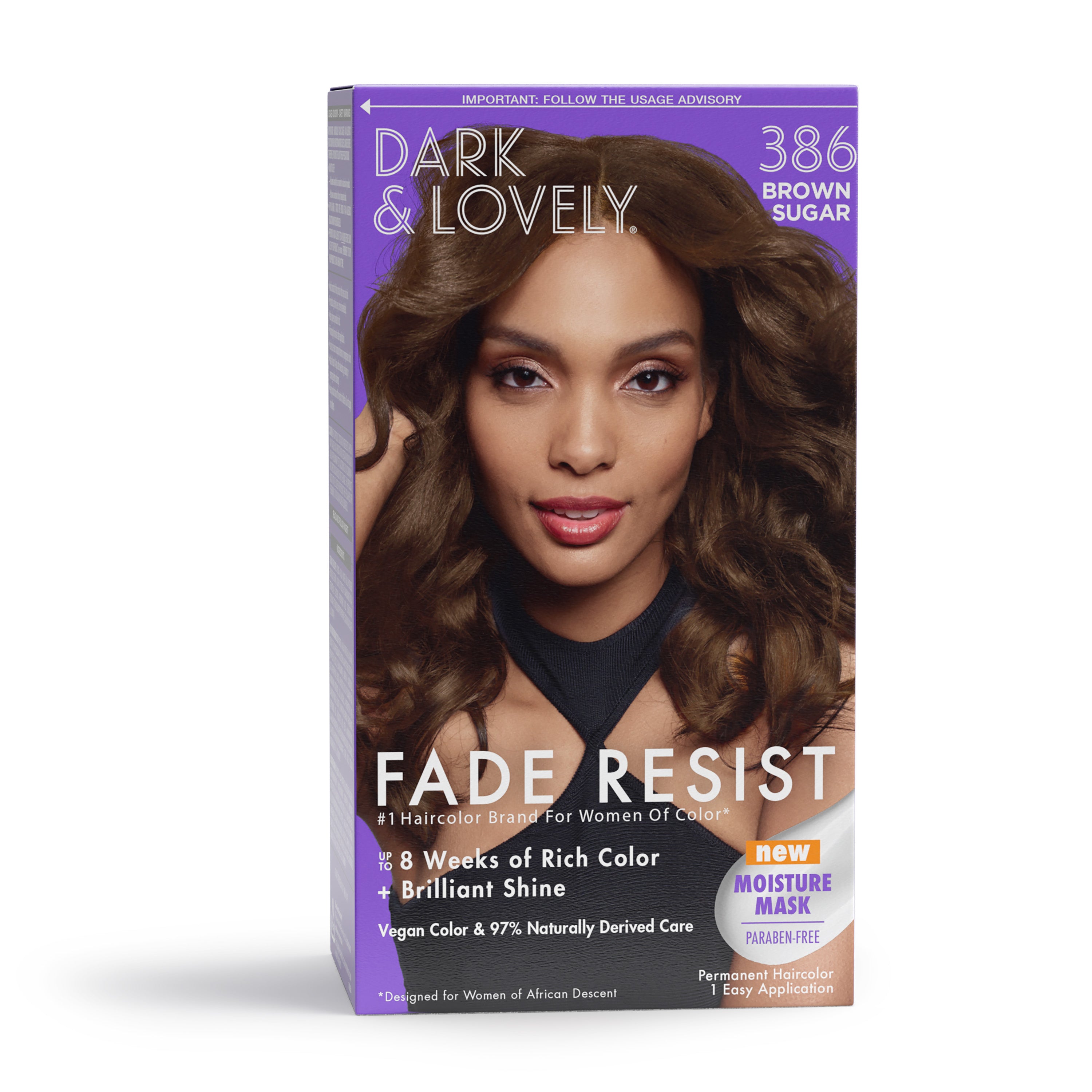 DARK AND LOVELY - FADE RESIST - PERMANENT HAIR COLOR - 1 APPLICATION