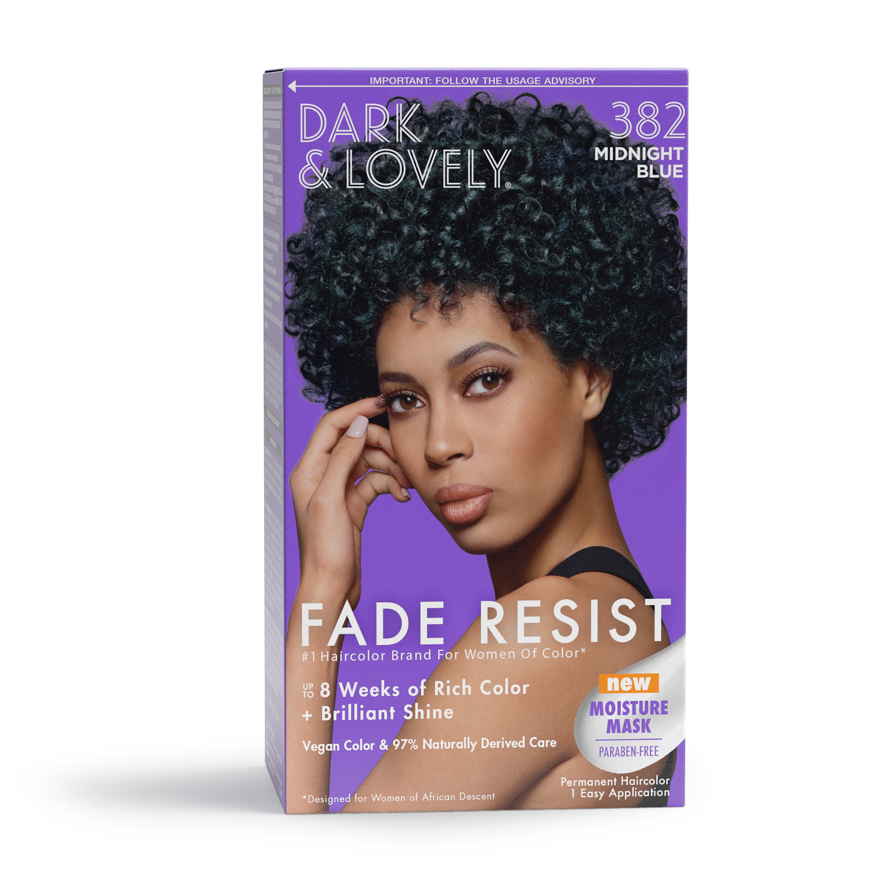 DARK AND LOVELY - FADE RESIST - PERMANENT HAIR COLOR - 1 APPLICATION