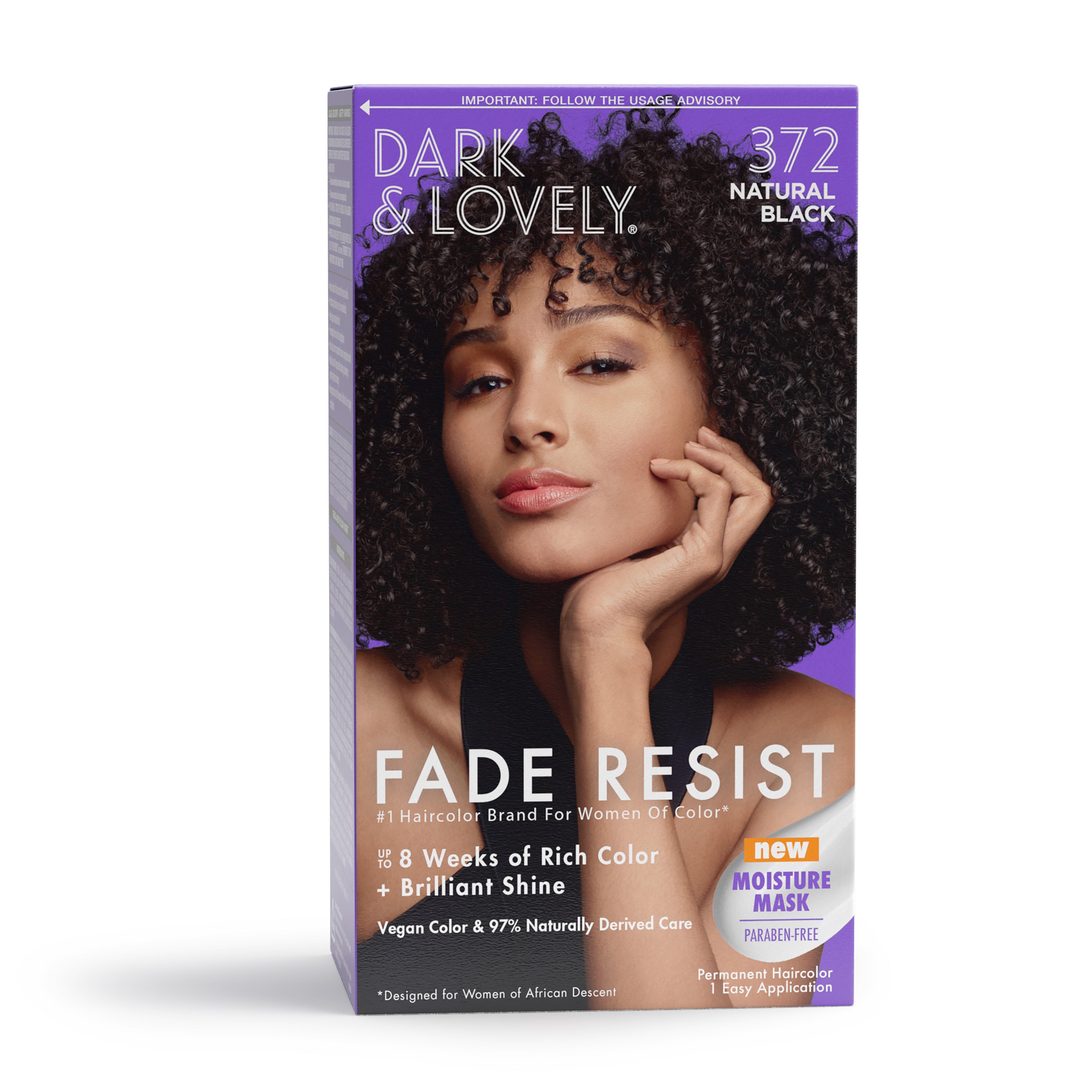 DARK AND LOVELY - FADE RESIST - PERMANENT HAIR COLOR - 1 APPLICATION