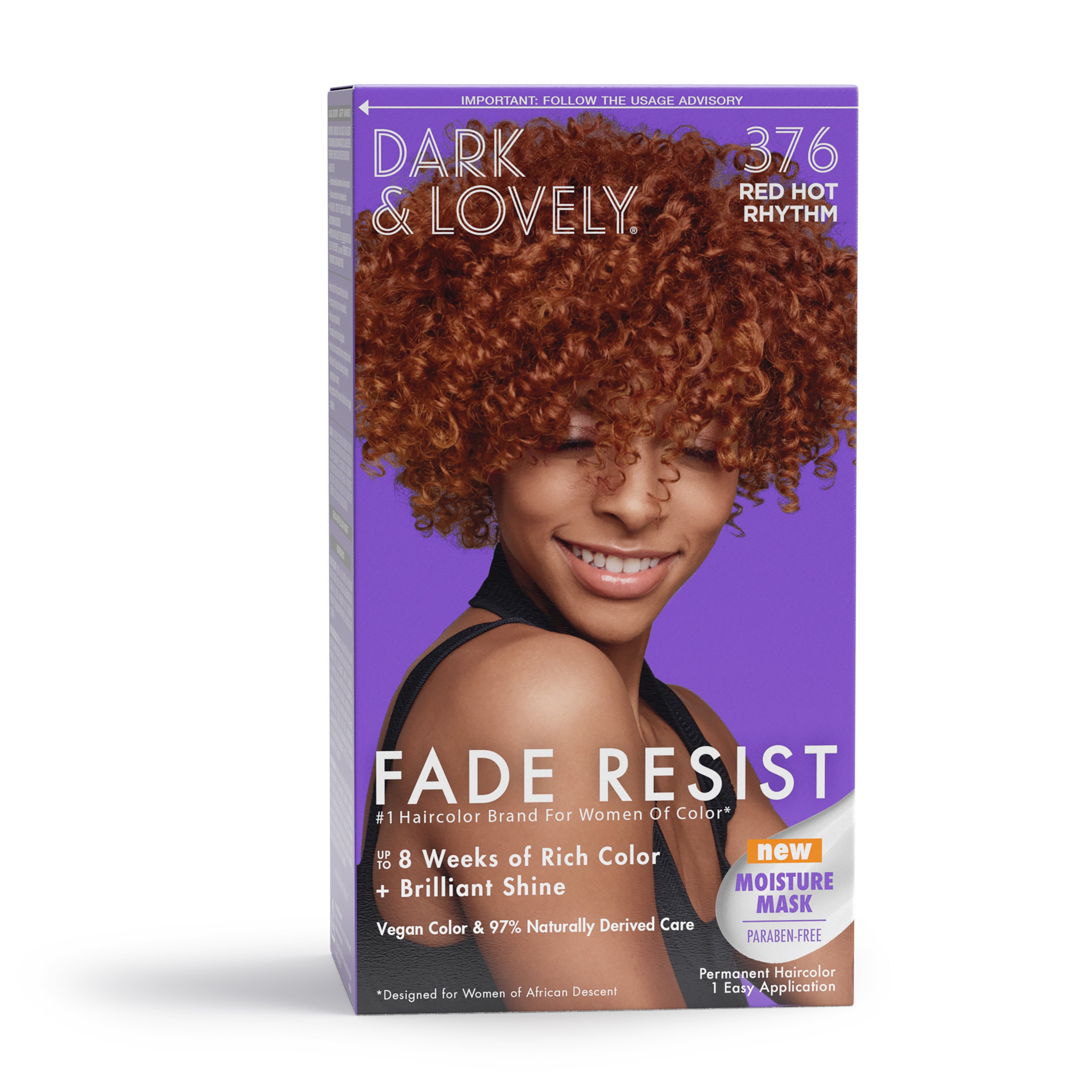 DARK AND LOVELY - FADE RESIST - PERMANENT HAIR COLOR - 1 APPLICATION